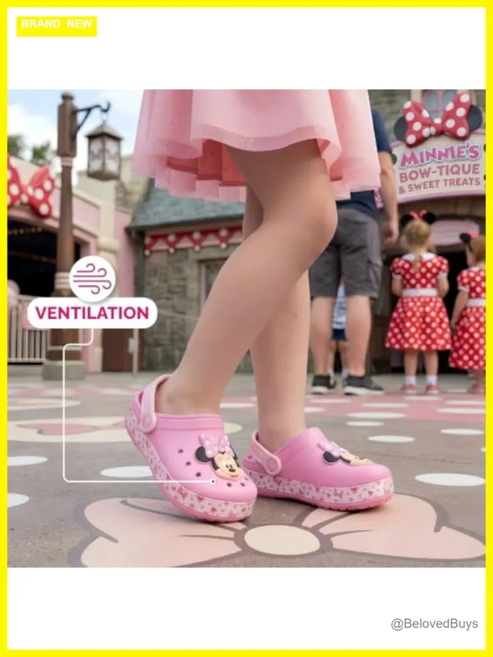 Girls Character Clog Sandals Disney Slip-On Slides Closed Toe Beach Pool